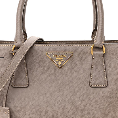 Prada Saffiano Lux Medium Tote Argilla 9 of 14
