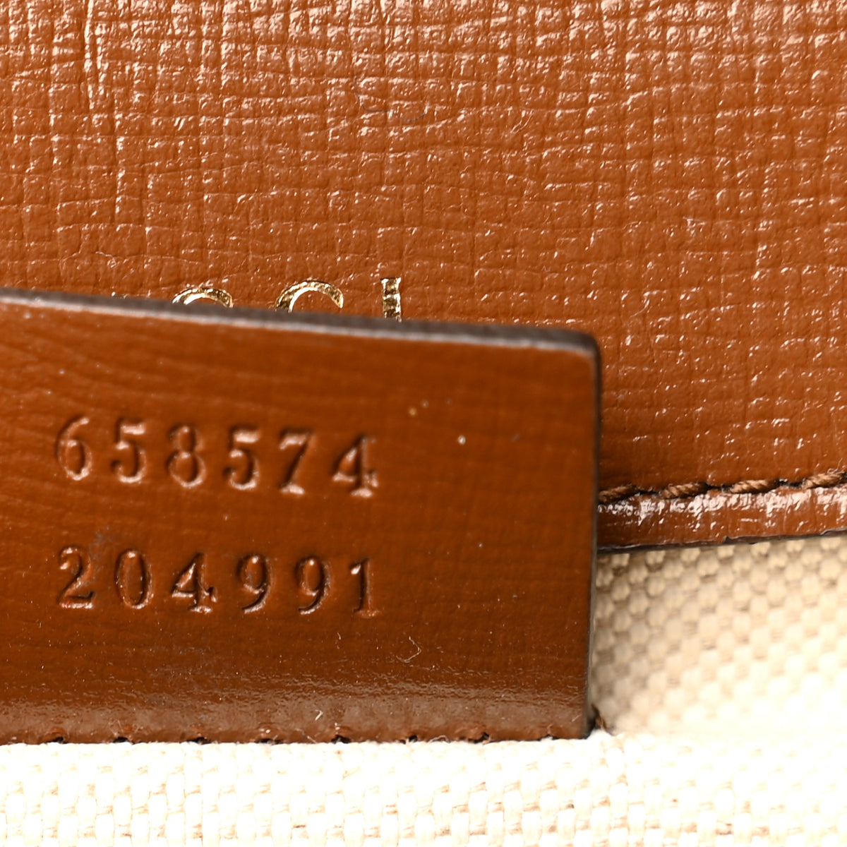 Gucci GG Supreme Monogram Web Mini Horsebit 1955 Shoulder Bag Beige Brown Sugar 7 of 10