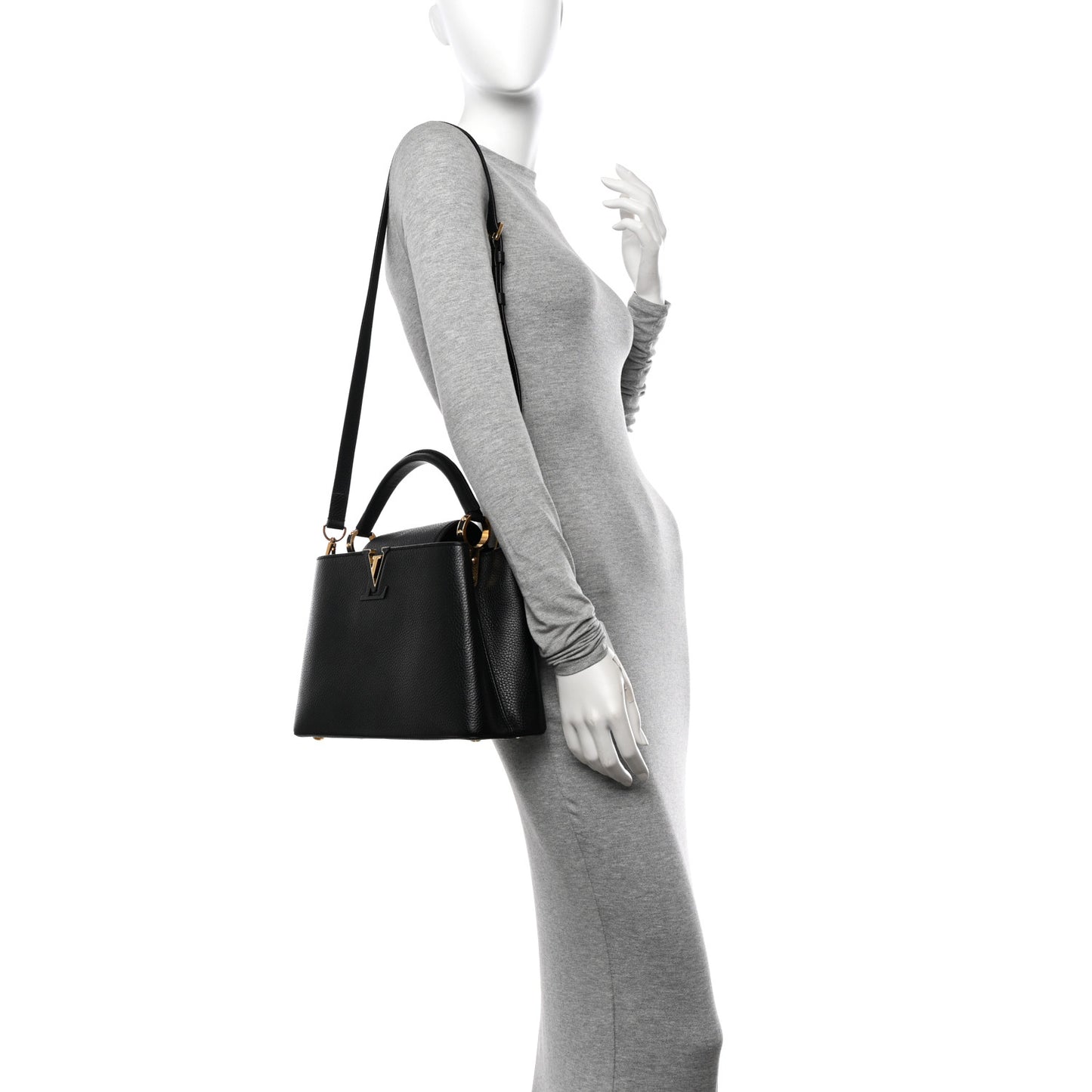 Taurillon Capucines PM Black