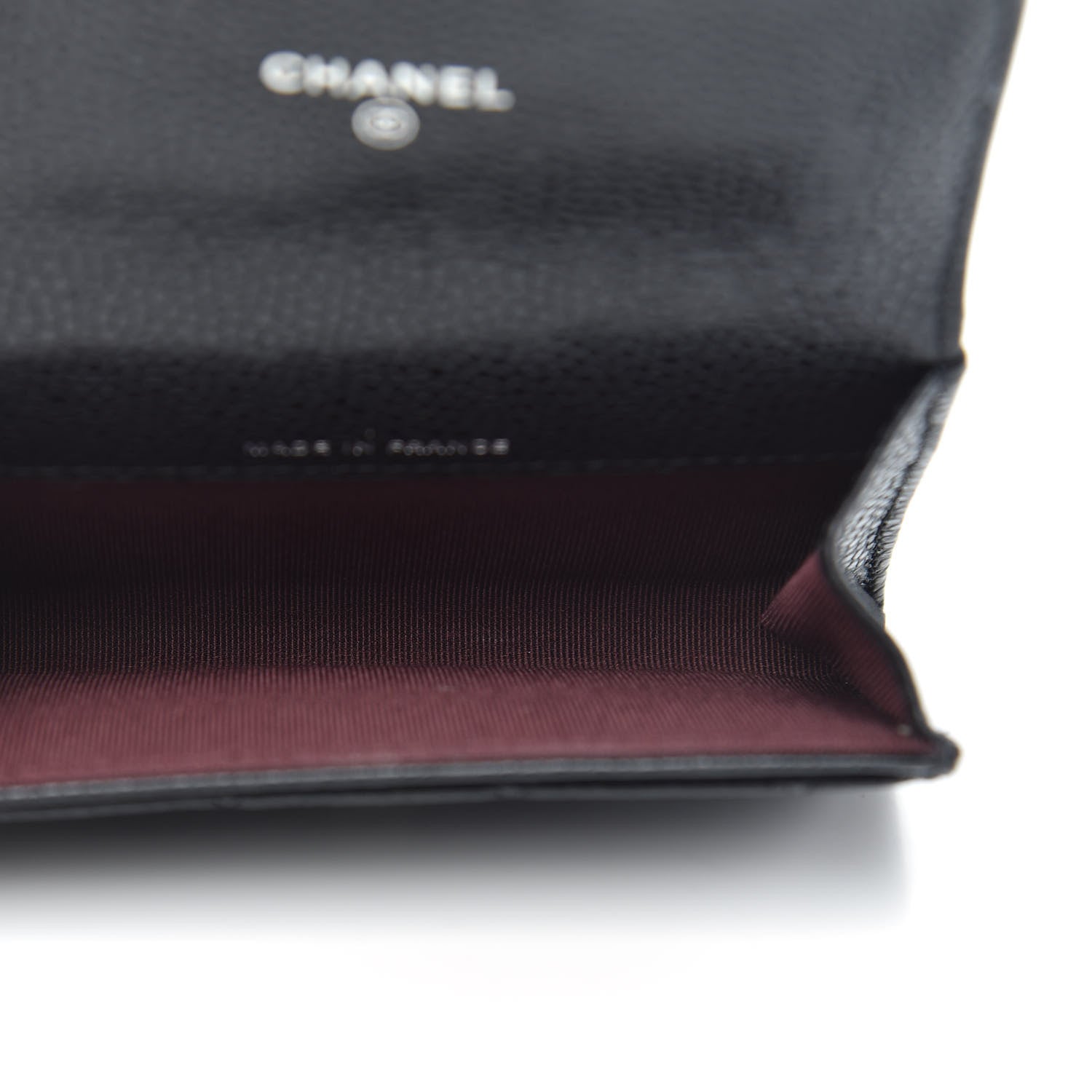 Chanel Caviar Quilted Flap Card Holder Wallet Black 5 of 9