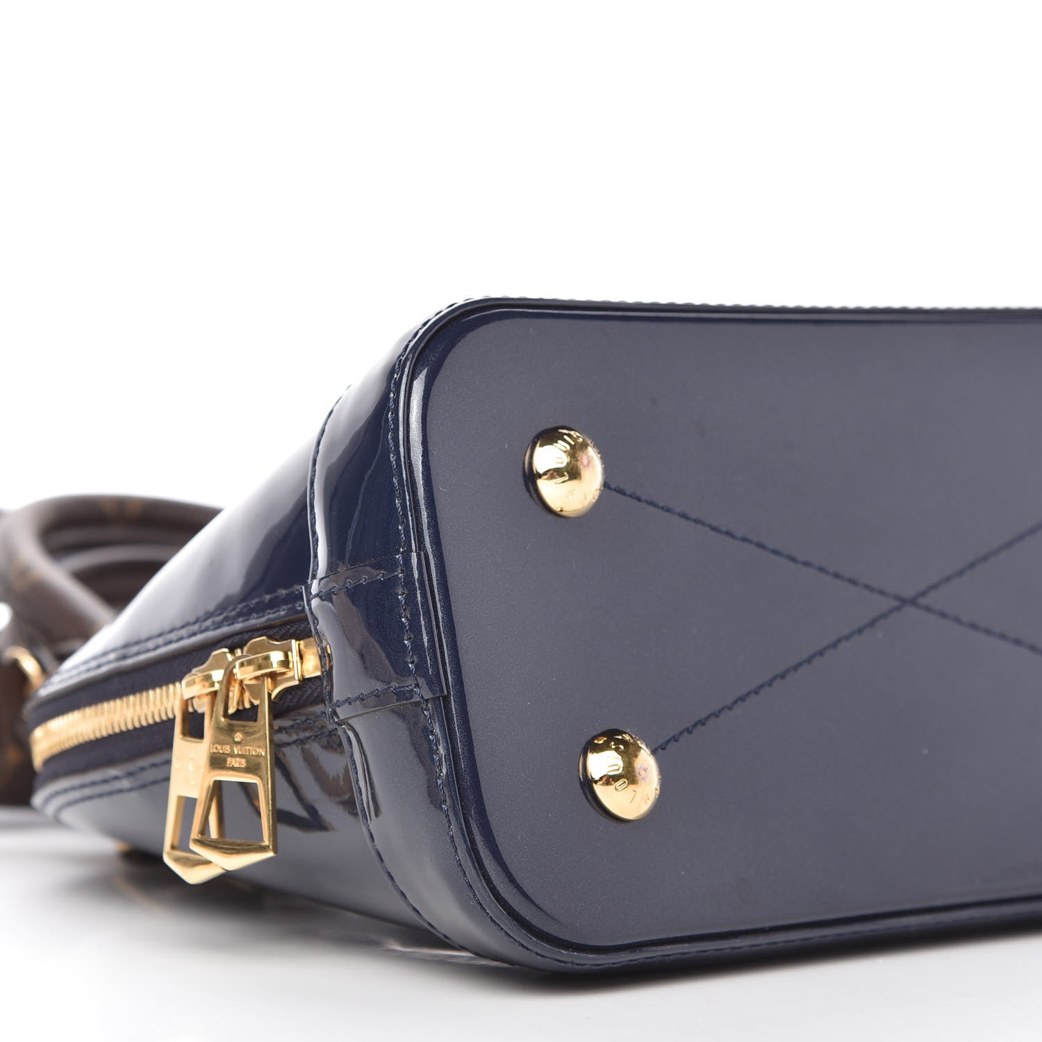 Louis Vuitton Patent Monogram Alma BB Marine 6 of 8