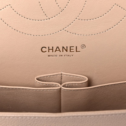 Chanel Caviar Quilted Jumbo Double Flap Beige Clair 5 of 11
