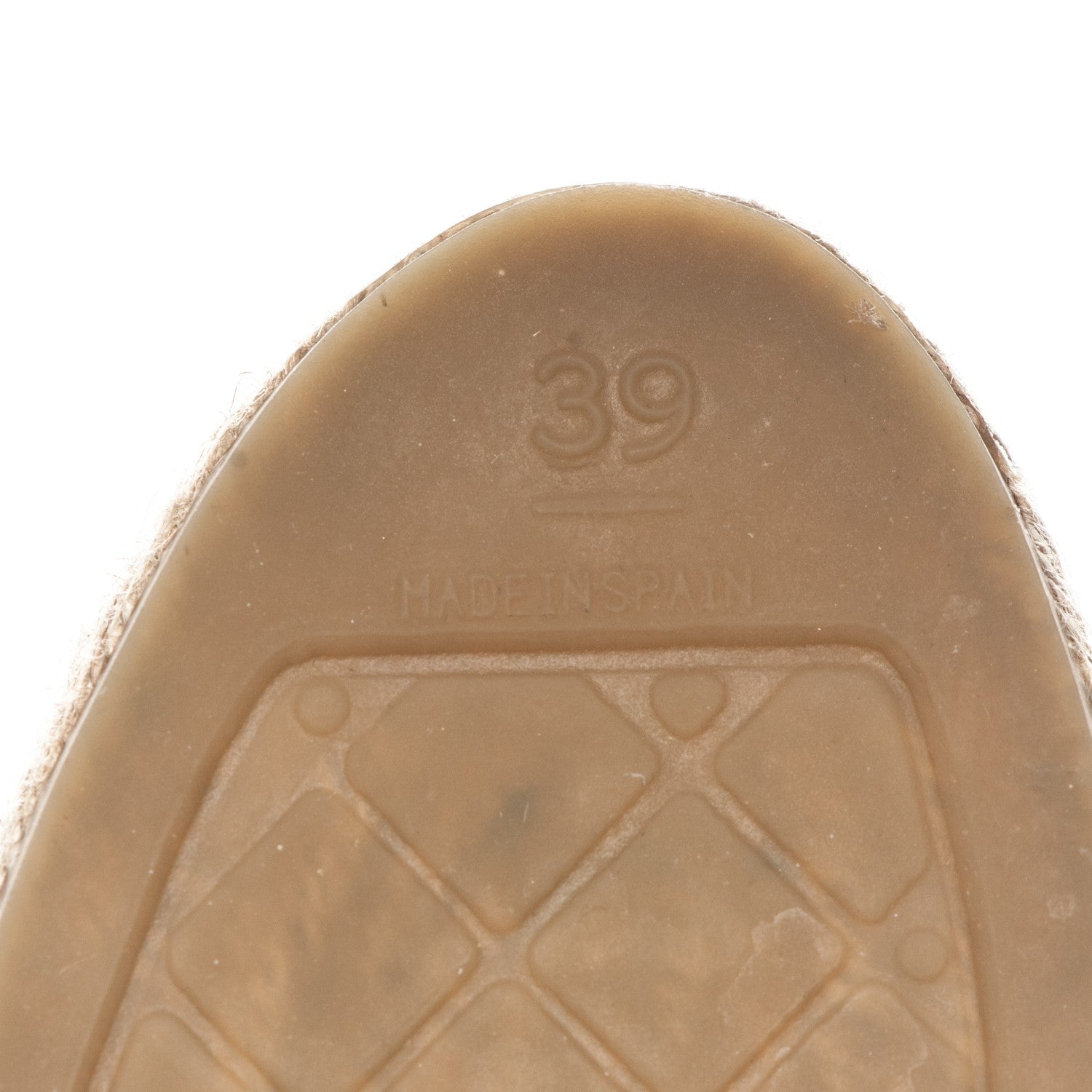 Chanel Lambskin CC Espadrilles 39 Beige Black 6 of 7