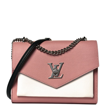 Louis Vuitton Soft Calfskin My Lockme Chain Bag BB Rose Boudoir Creme 1 of 6