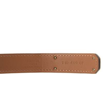 Hermes Epsom Kelly Belt Rouge Casaque 3 of 4