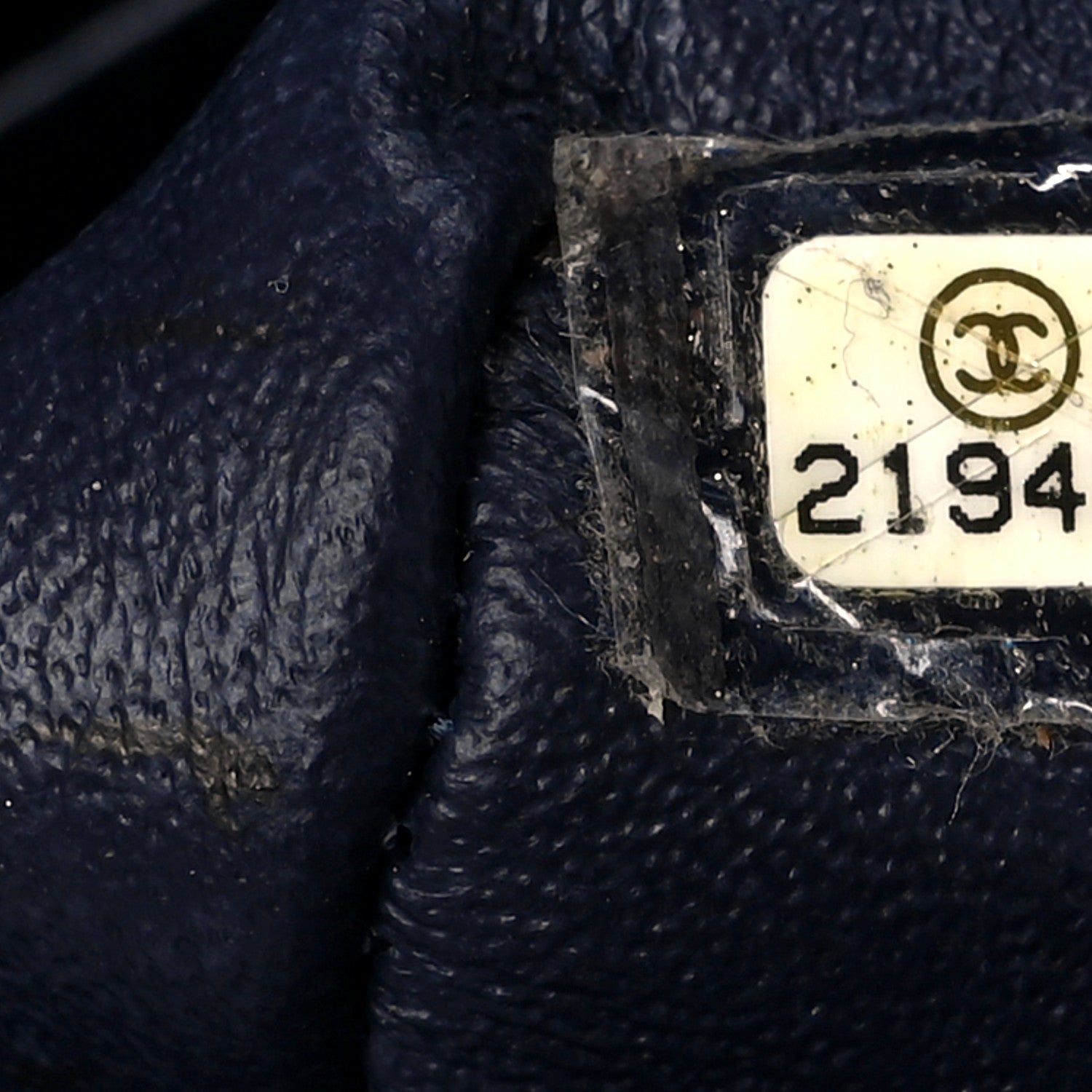 Chanel Caviar Quilted Maxi Double Flap Navy Blue 8 of 11