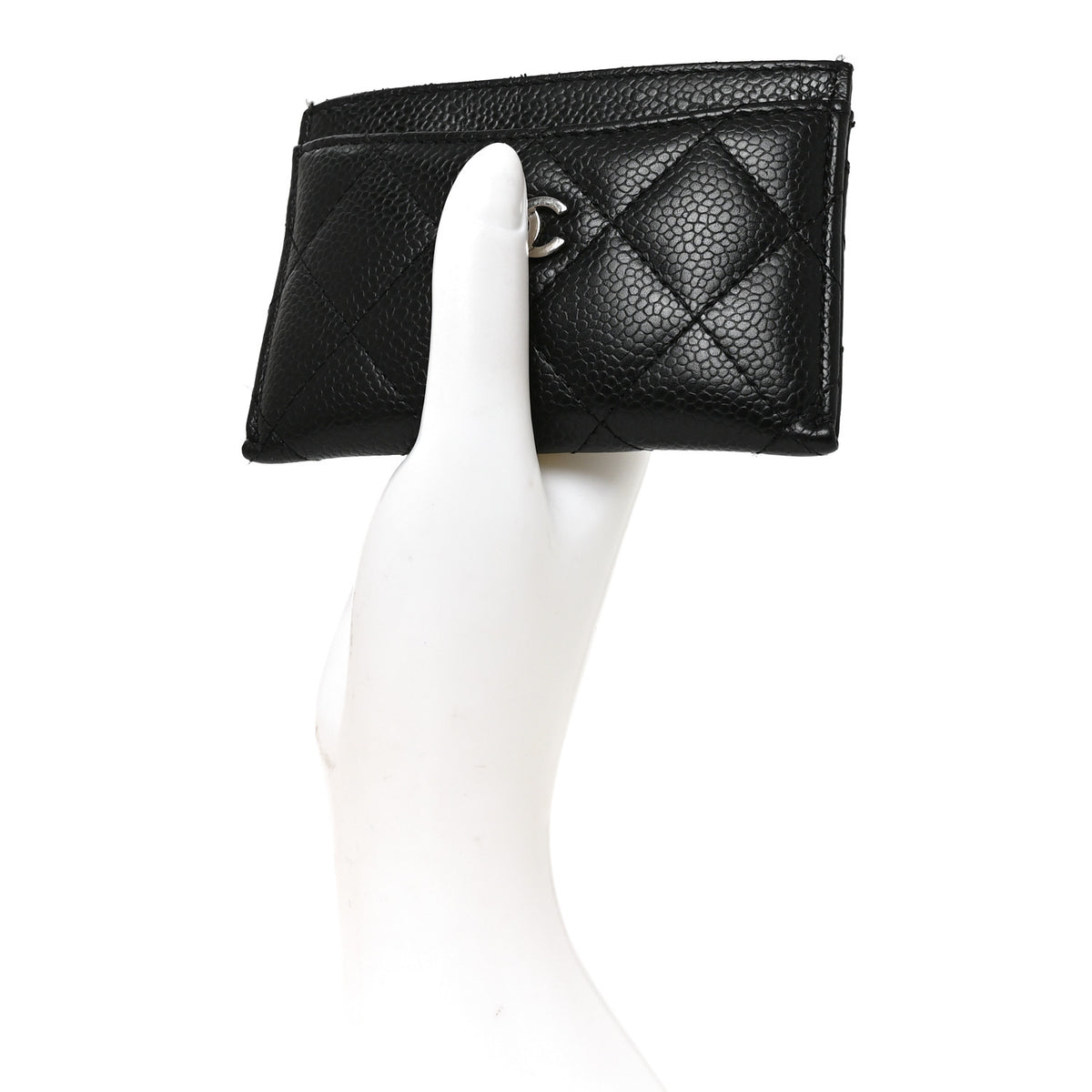 Chanel Caviar Quilted Card Holder Black 2 of 8