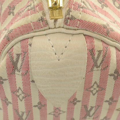 Louis Vuitton Mini Lin Croisette Speedy 30 Rouge 7 of 7