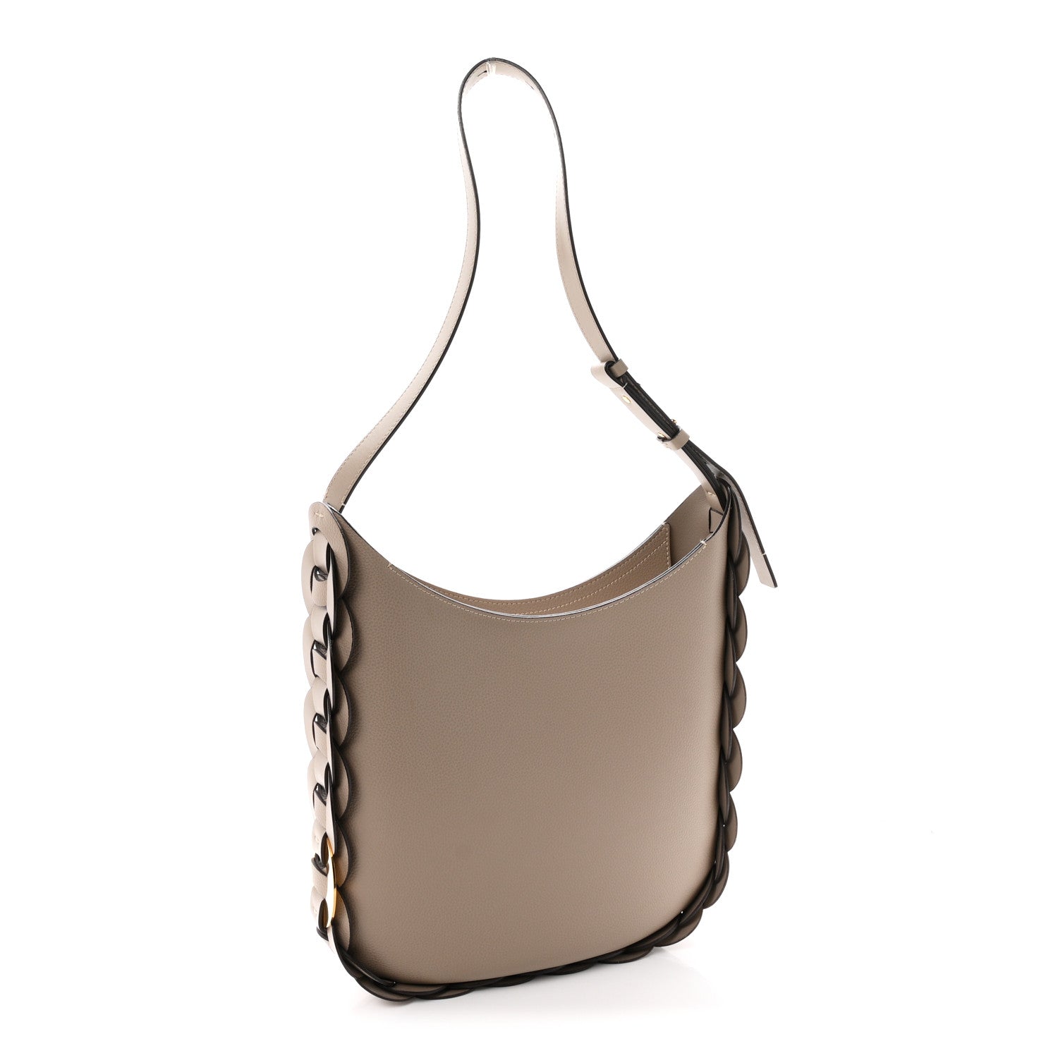 Chloe Small Grain Smooth Calfskin Medium Darryl Hobo Motty Grey 2 of 10