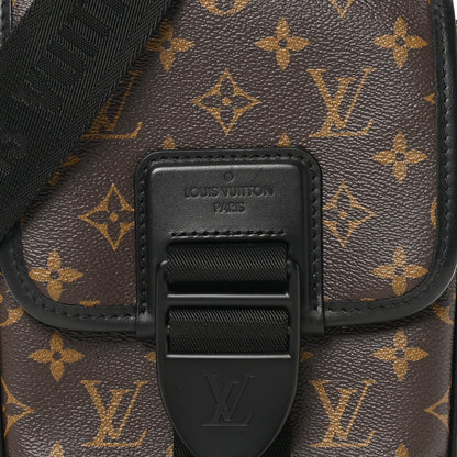 Louis Vuitton Monogram Macassar Archy Messenger PM 7 of 9
