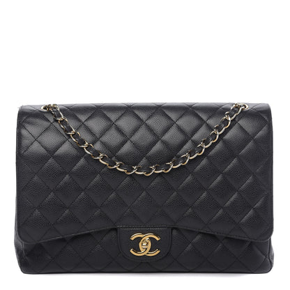 Chanel Caviar Quilted Maxi Double Flap Black 1 of 9