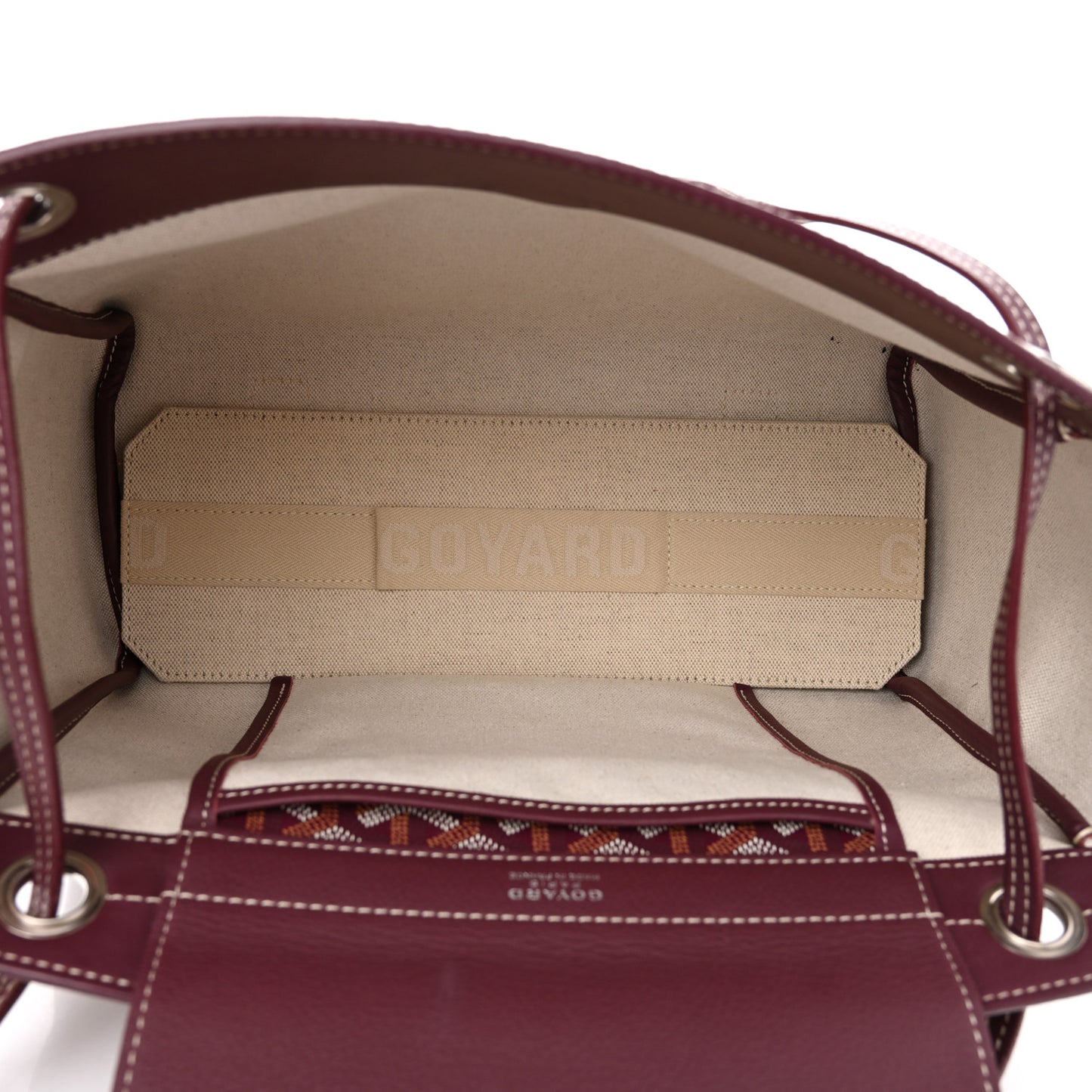 Goyardine Rouette PM Burgundy