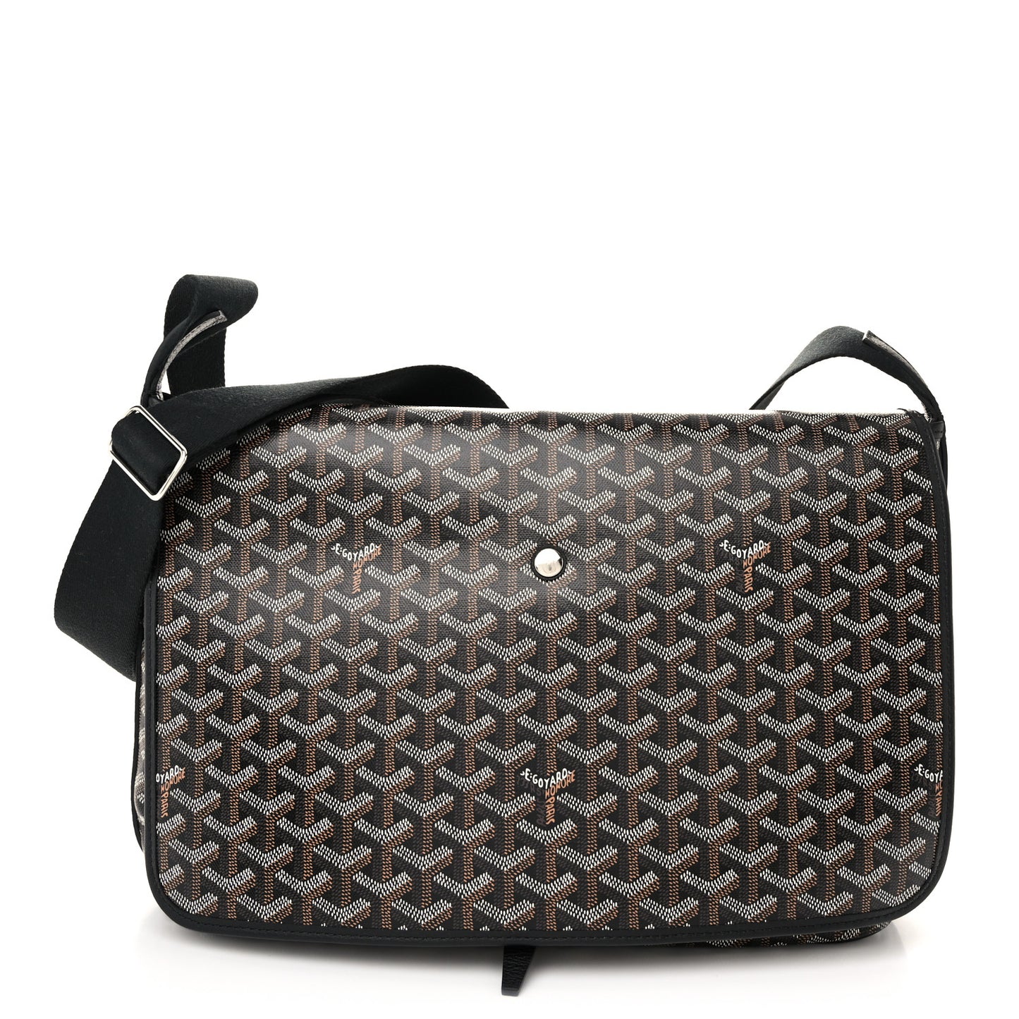 Goyardine Capetien Messenger Bag Black