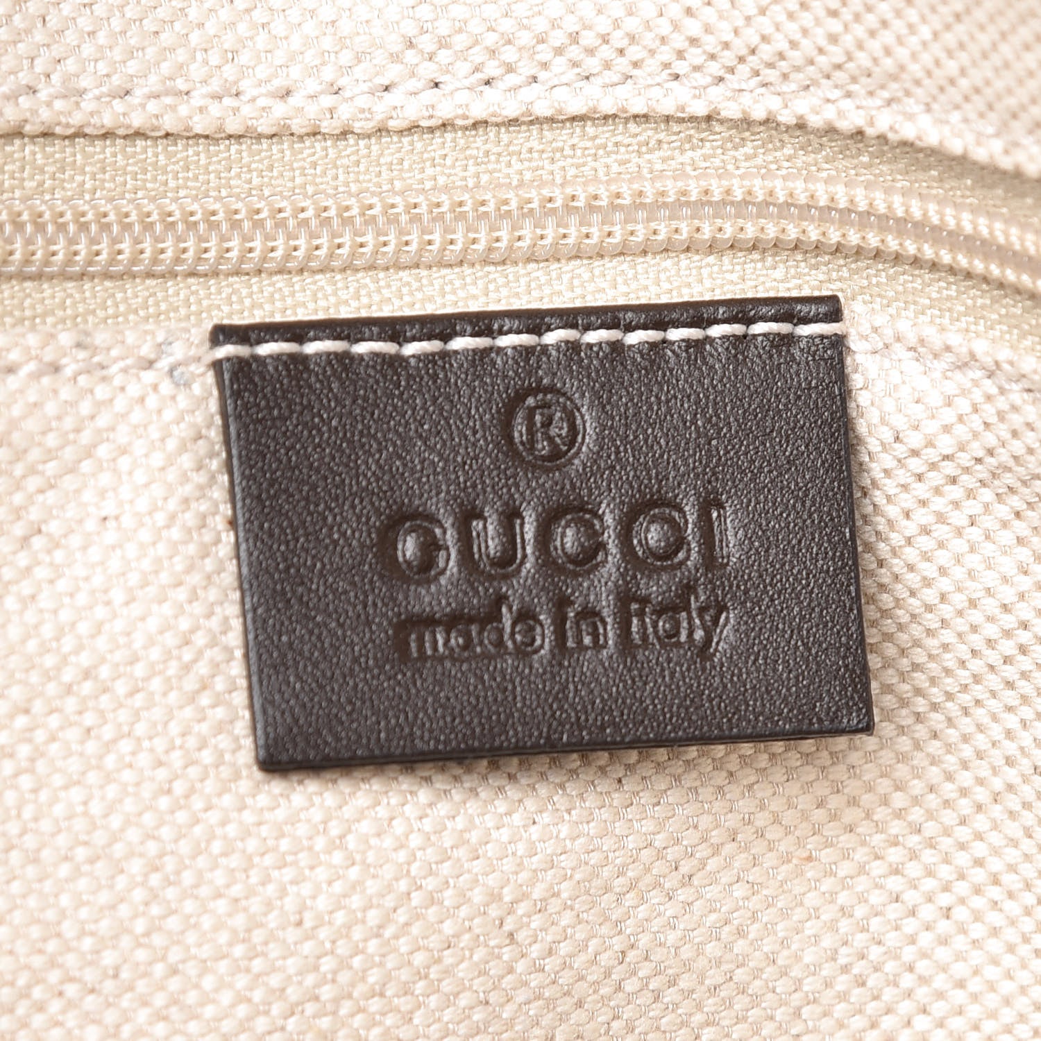 Gucci Monogram Large Sukey Top Handle Bag Beige Dark Brown 9 of 10