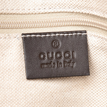 Gucci Monogram Large Sukey Top Handle Bag Beige Dark Brown 9 of 10