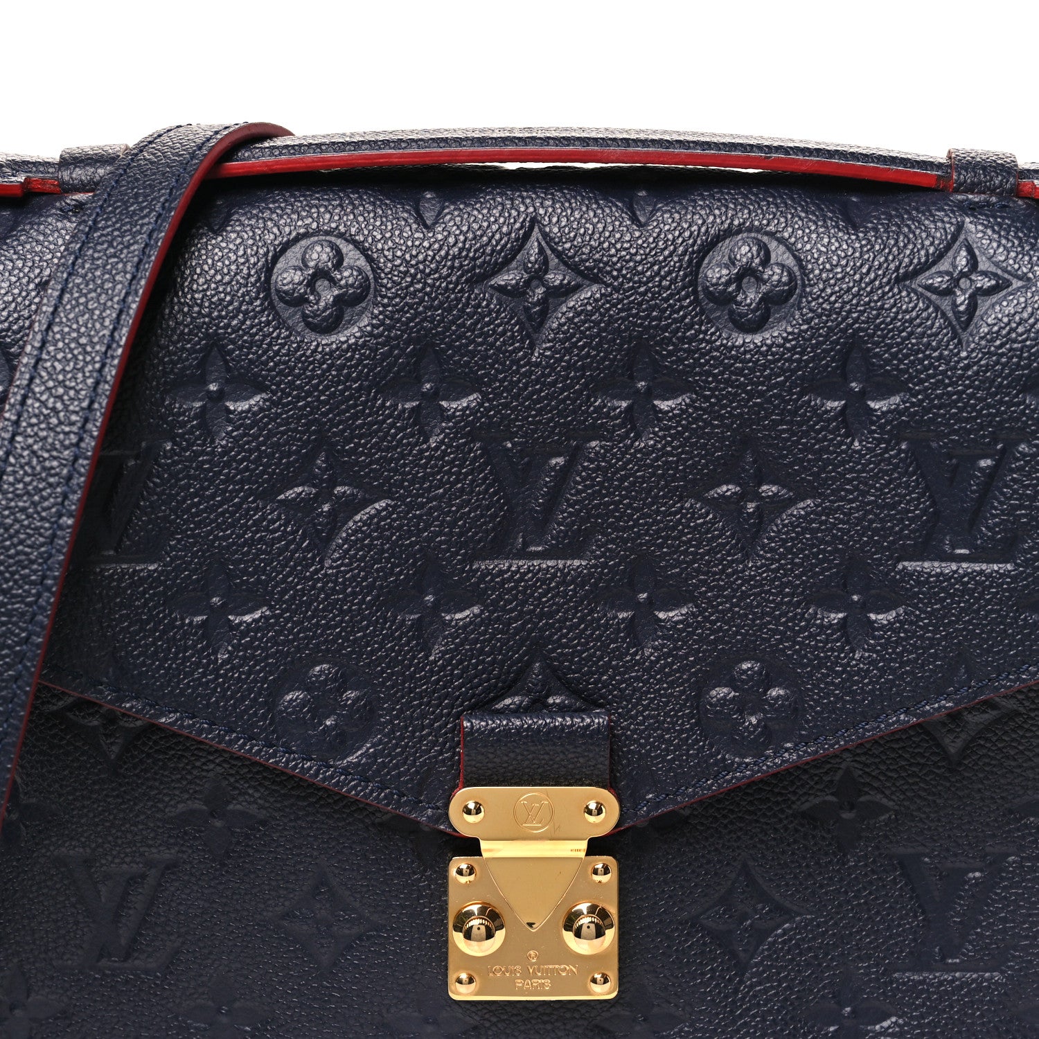 Louis Vuitton Empreinte Pochette Metis Marine Rouge 7 of 9