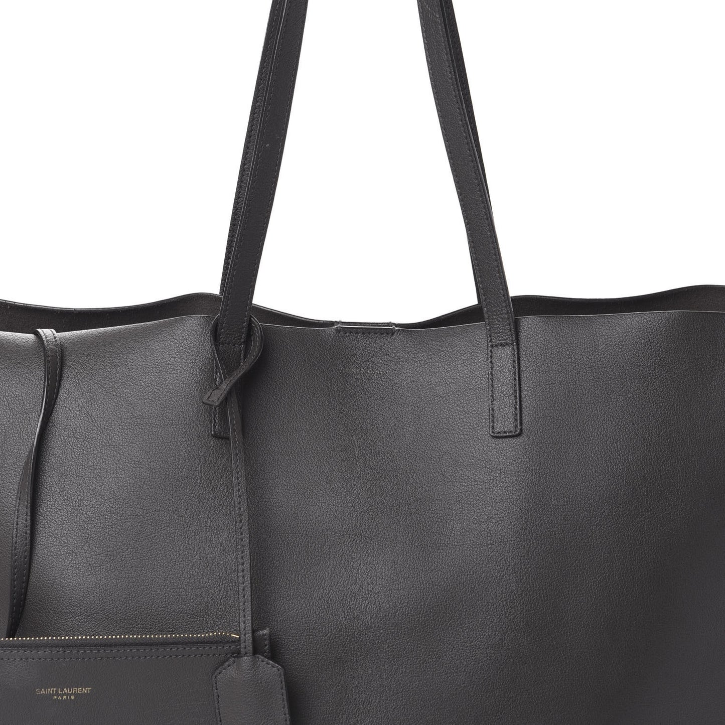 Calfskin Large Shopping Tote Earth
