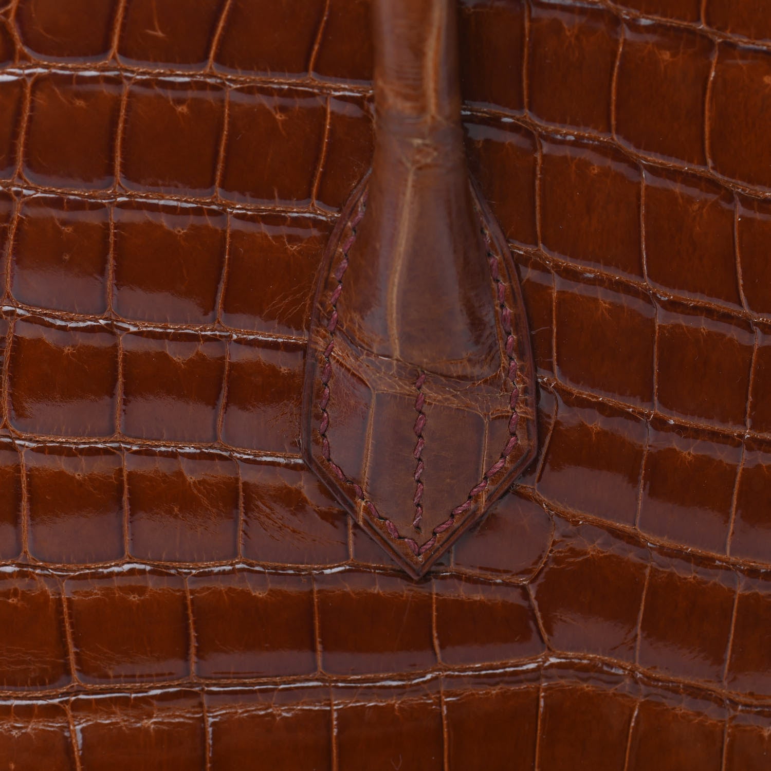 Hermes Shiny Porosus Crocodile Birkin 35 Etrusque 8 of 35