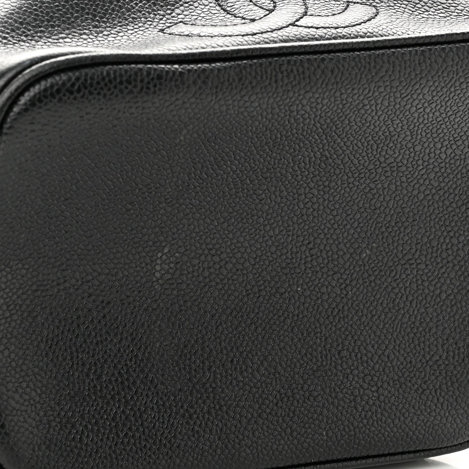 Chanel Caviar CC Vanity Cosmetic Case Black 10 of 10
