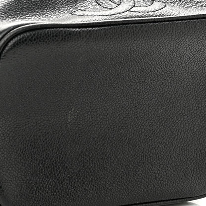 Chanel Caviar CC Vanity Cosmetic Case Black 10 of 10