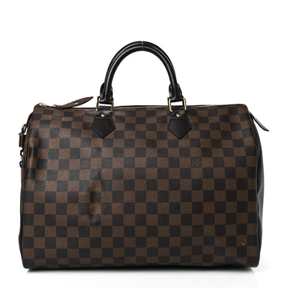 Louis Vuitton Damier Ebene Speedy 35 1 of 9
