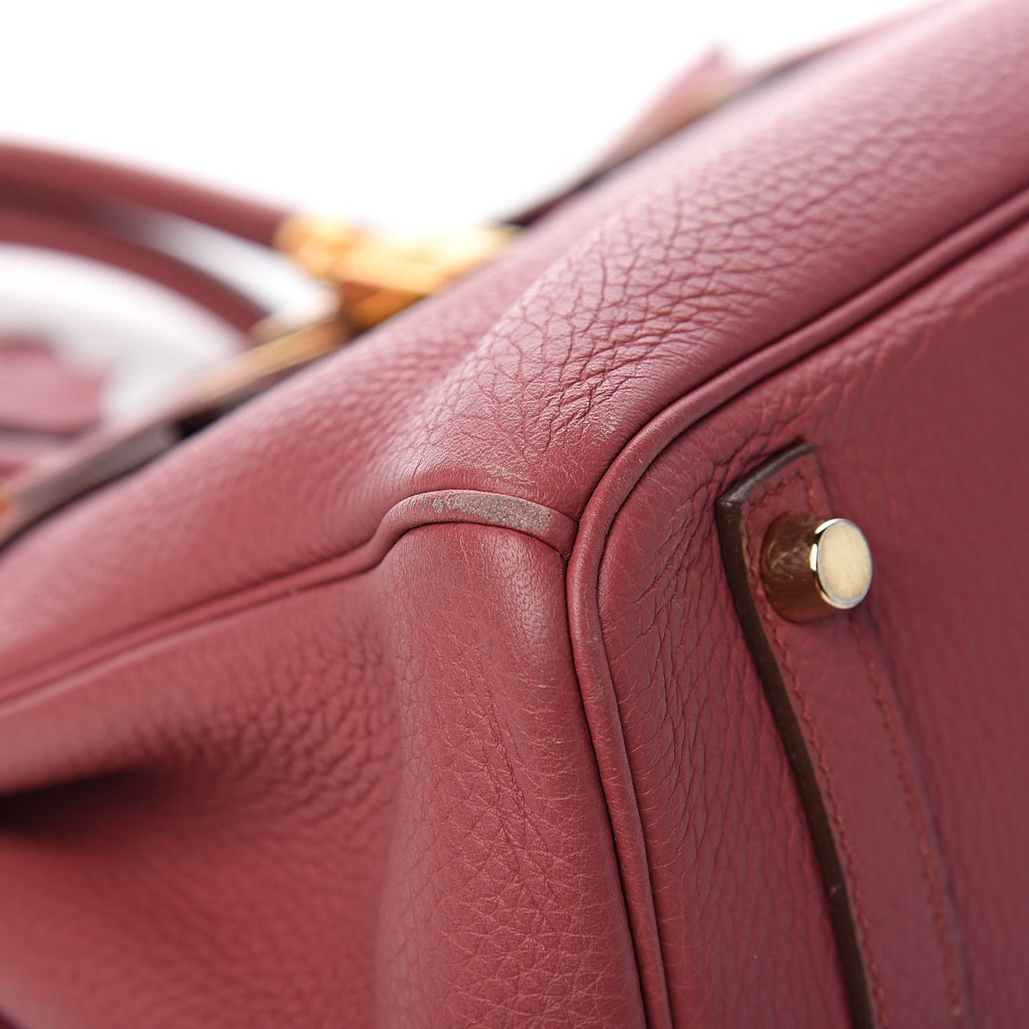 Taurillon Clemence Birkin 30 Bois de Rose