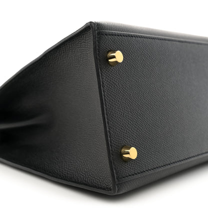 Hermes Epsom Kelly Sellier 28 Black 9 of 12
