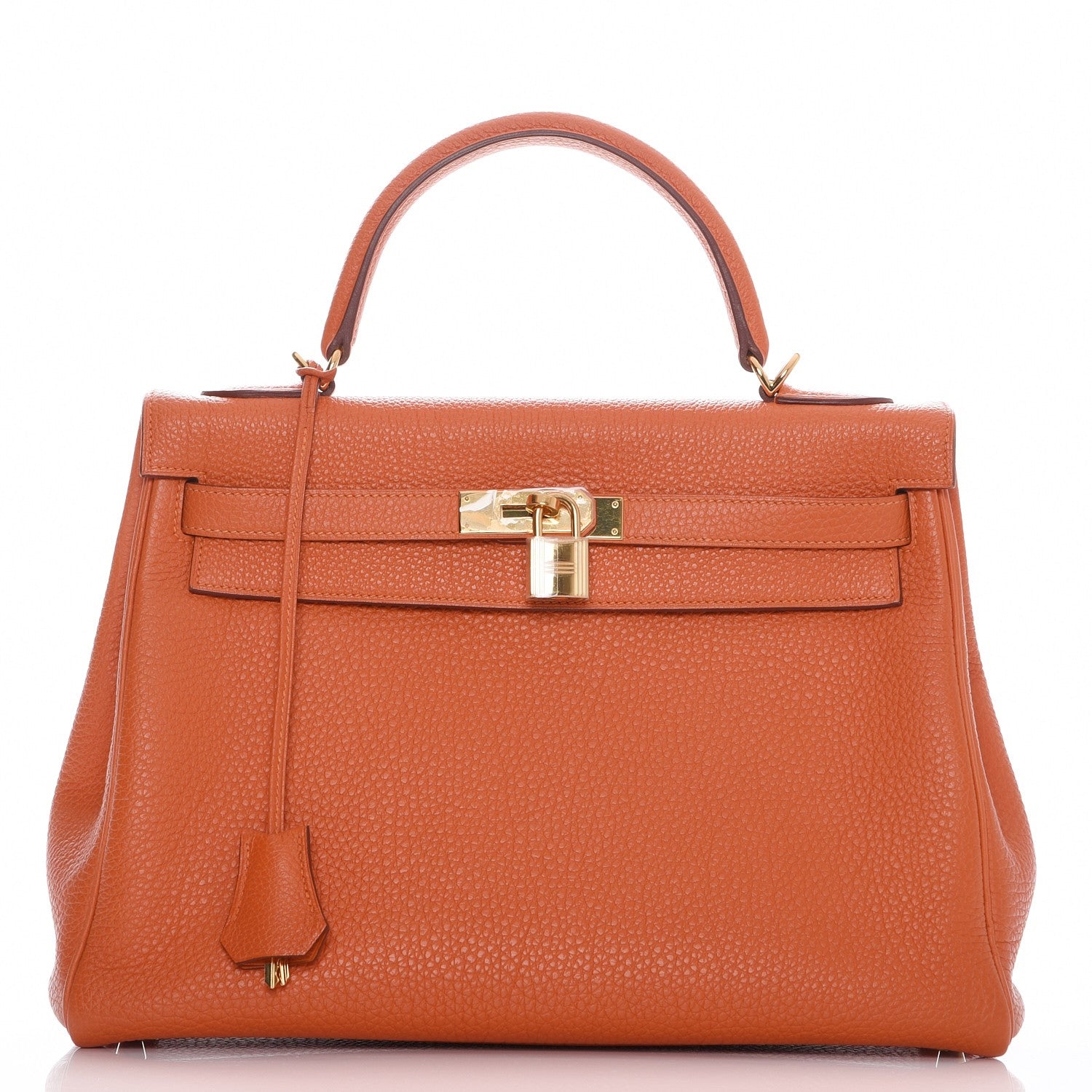 Hermes Togo Kelly Retourne 32 Orange 1 of 24