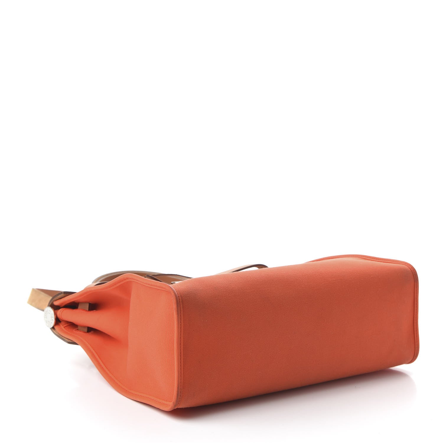 Hermes Vache Hunter Toile Herbag Zip 31 PM Capucine Fauve 4 of 8