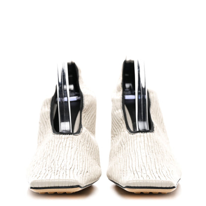 Bottega Veneta Crunch Calfskin Sharpei Pumps 40 Trench 2 of 9