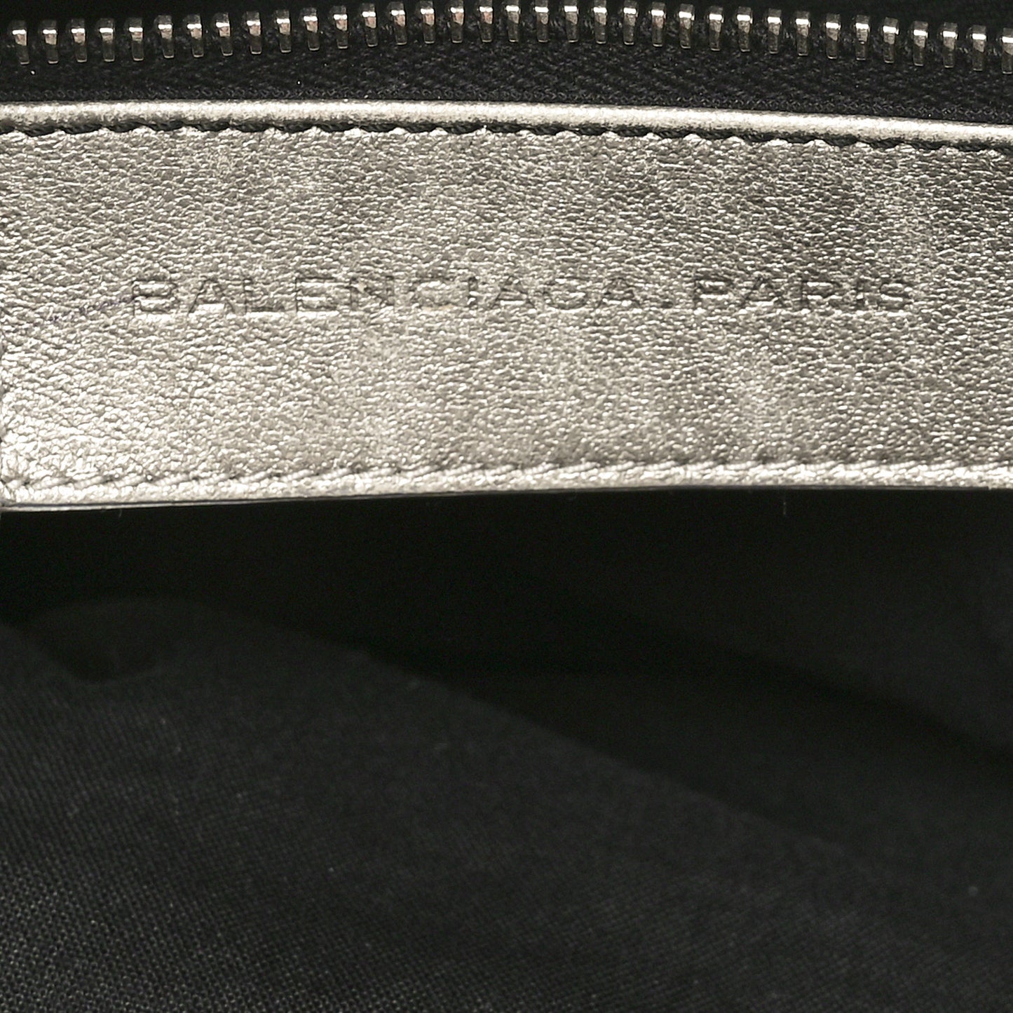 Metallic Agneau Classic Palladium Hardware Work Argent