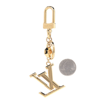 Louis Vuitton LV Facettes Bag Charm Key Holder Gold 2 of 2