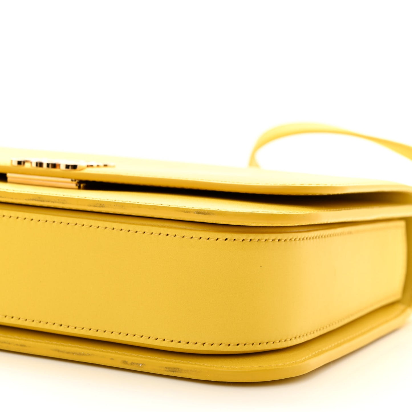 Silk Calfskin Small Goya Bag Yellow