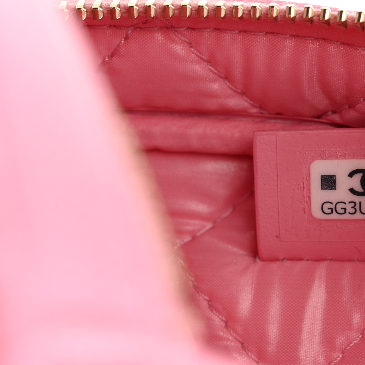 Chanel Caviar Quilted Toiletry Case With Chain Pink 7 of 8
