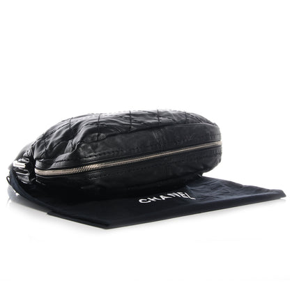Chanel Calfskin Expandable Stitched Frame Top Bag Black 4 of 7