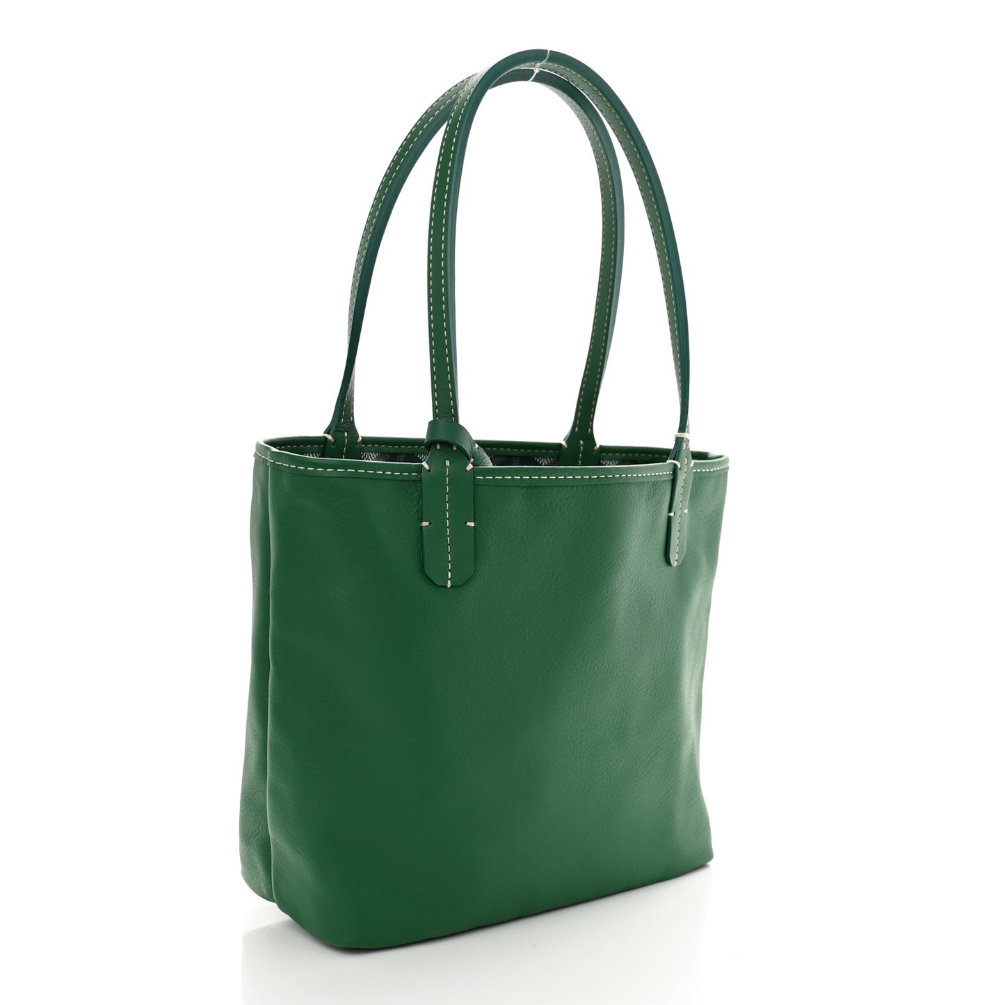 Goyardine Reversible Mini Anjou Green