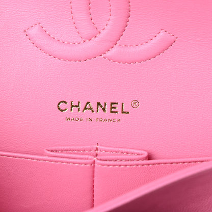 Chanel Caviar Quilted Medium Double Flap Pink 6 of 10