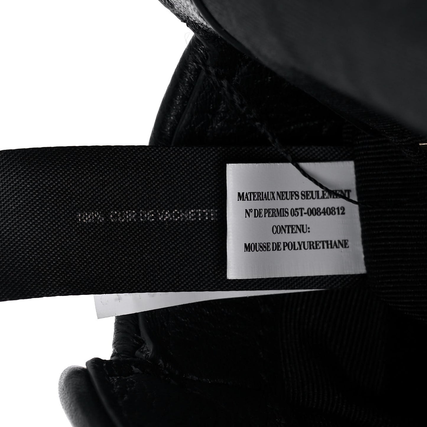 Grained Calfskin Quilted Double Stitched The Status Flap Crossbody Bag Black