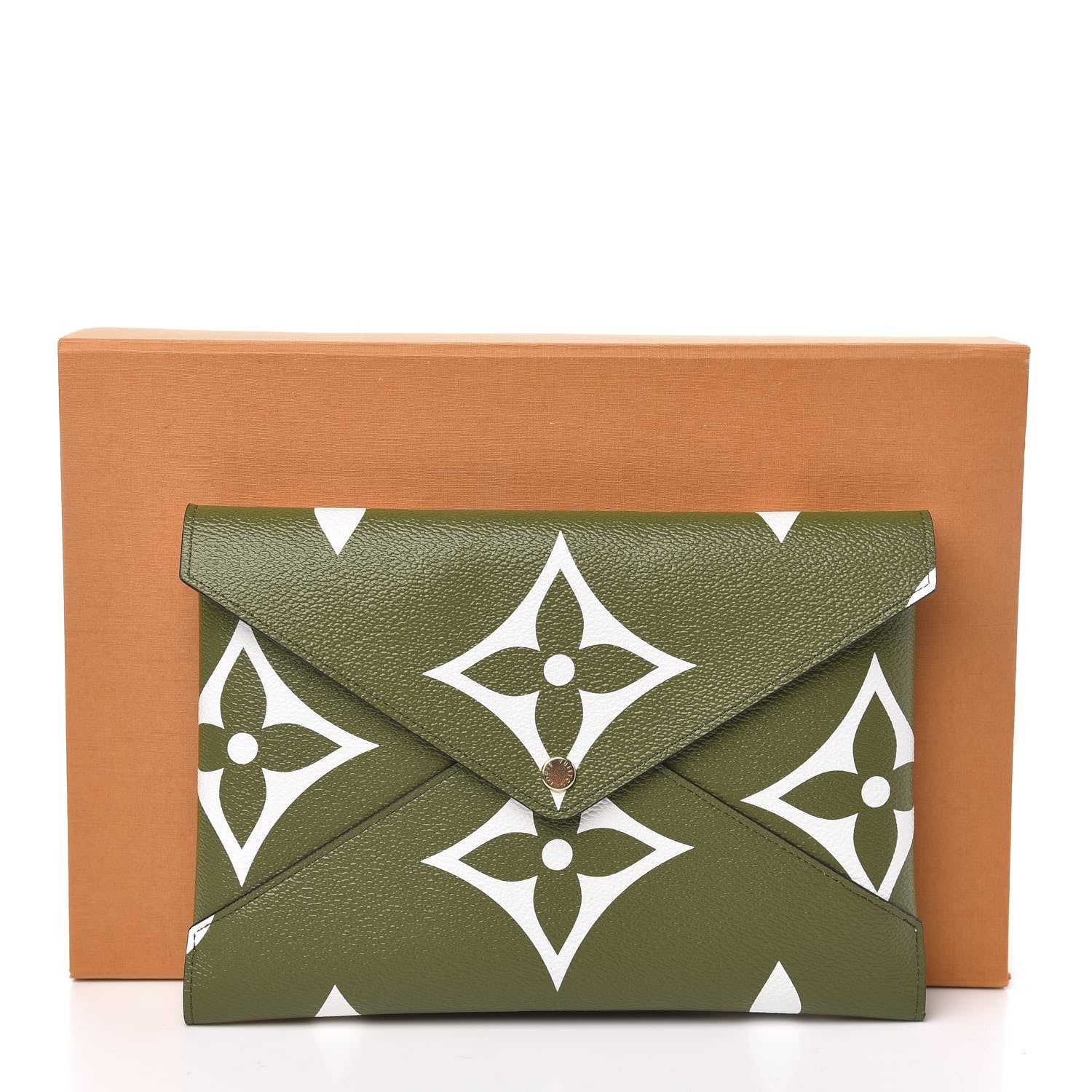 Louis Vuitton Monogram Giant Large Kirigami Pochette Kaki 8 of 8