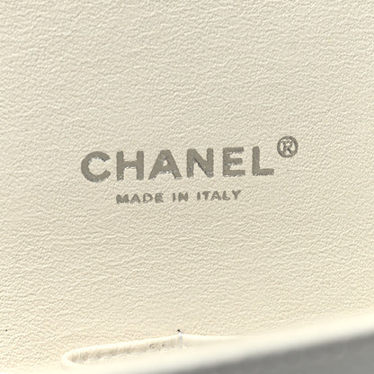 Chanel Caviar Quilted Maxi Double Flap White 6 of 11