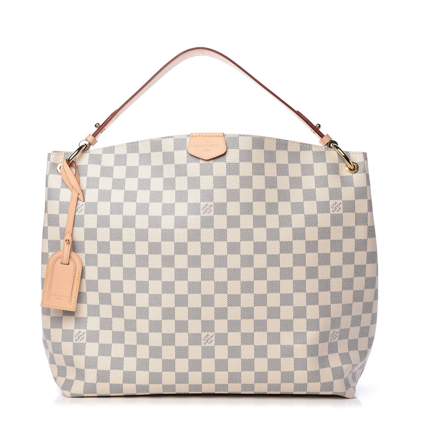 Damier Azur Graceful MM Rose Ballerine