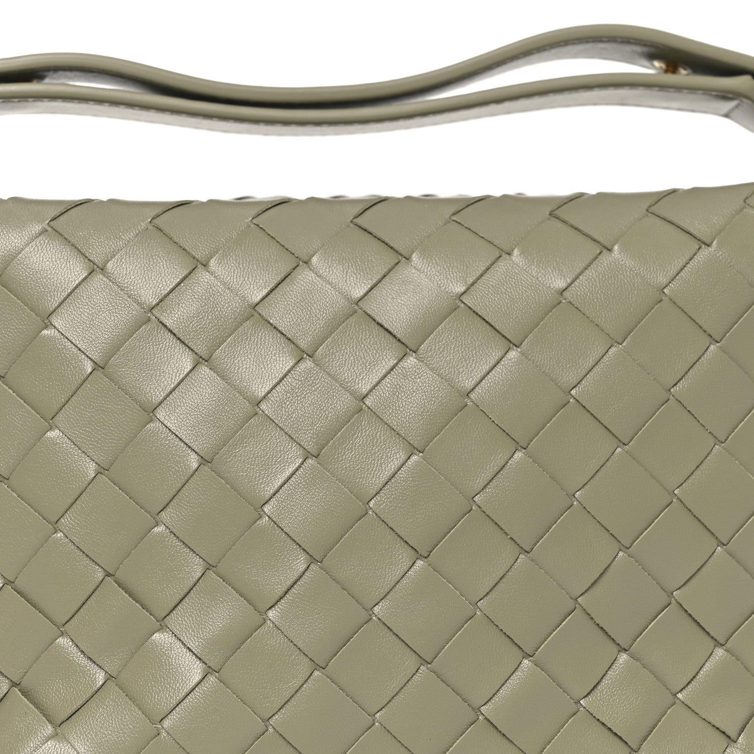 Bottega Veneta Calfskin Nappa Intrecciato Wallace Travertine 16 of 21