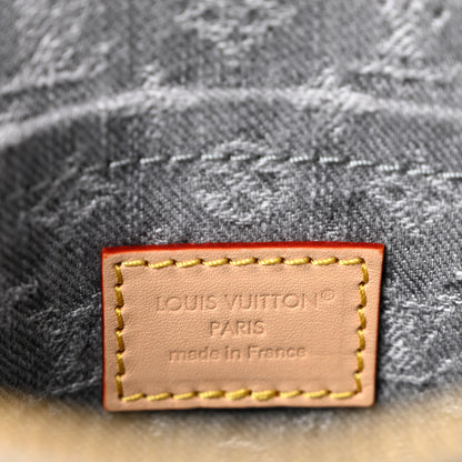 Louis Vuitton Monogram Denim Speedy Soft 30 Washed Gray 6 of 11