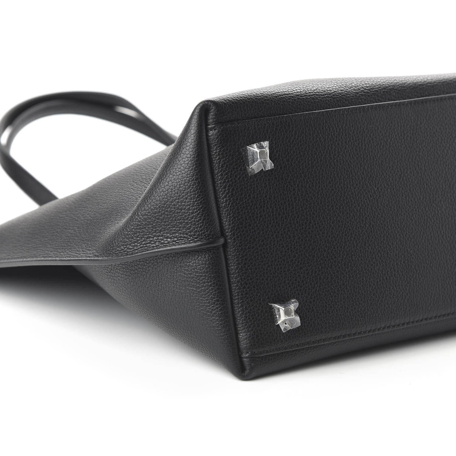 MCM Grained Calfskin Medium Yris Shopper Tote Black 6 of 9