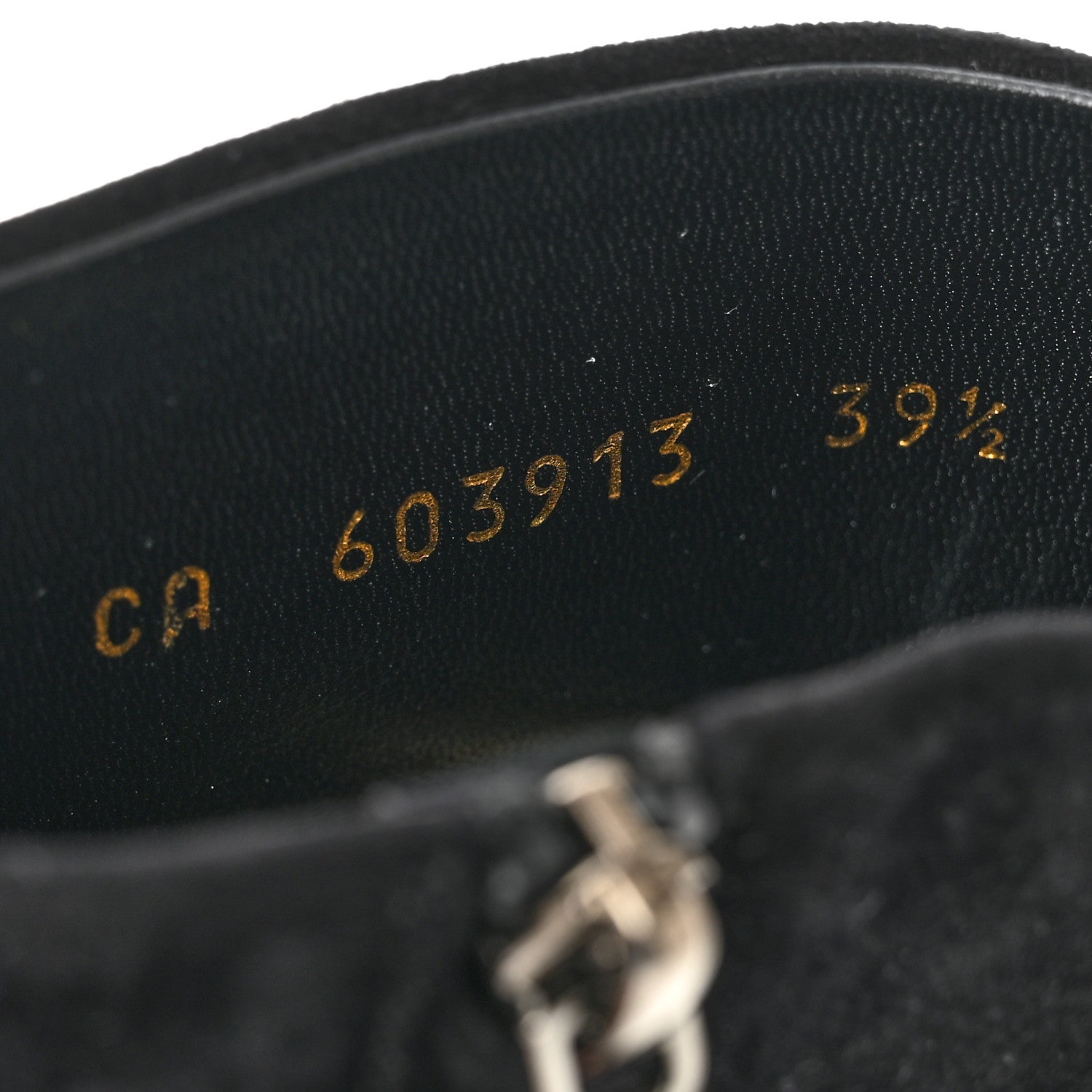 Saint Laurent Suede Kate 85 Zip Bootie 39.5 Black 9 of 9