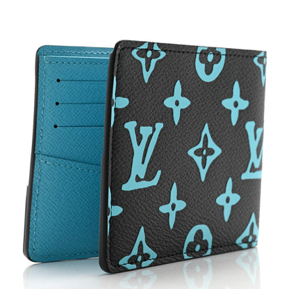 Louis Vuitton Monogram Playground Slender Wallet Black 3 of 7