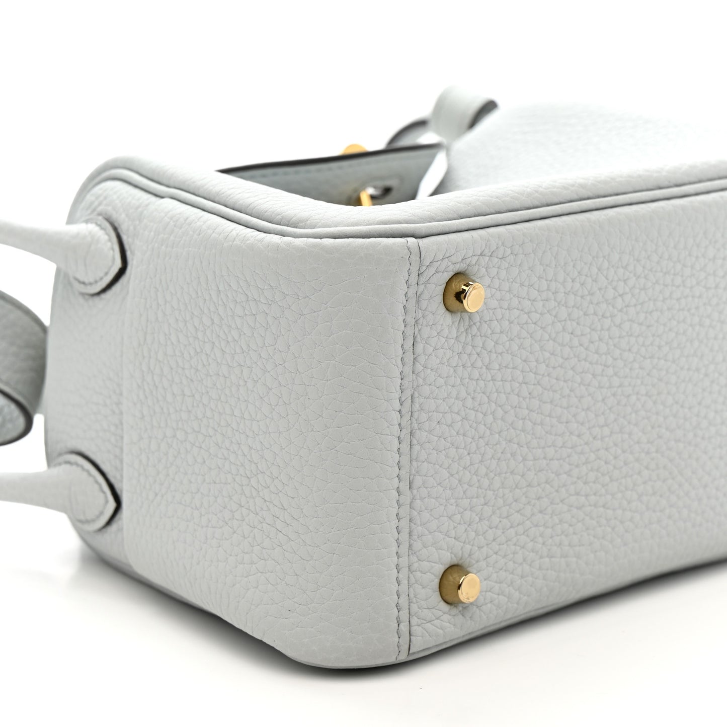 Taurillon Clemence Mini Lindy 20 Bleu Pale