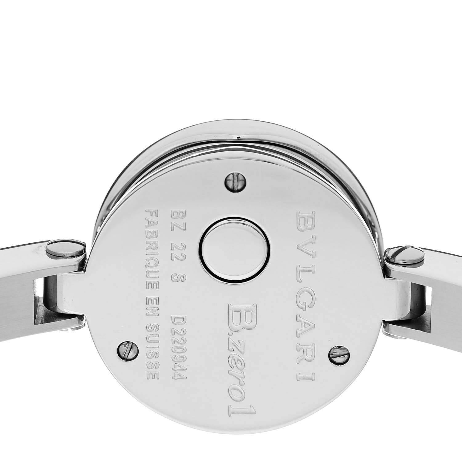 Bulgari Stainless Steel 22mm B.Zero1 Quartz Watch Black 4 of 4