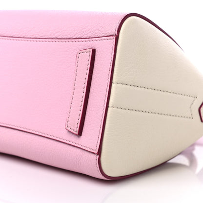Givenchy Sugar Goatskin Mini Tri-Color Antigona Bright Pink White Fuchsia 9 of 10