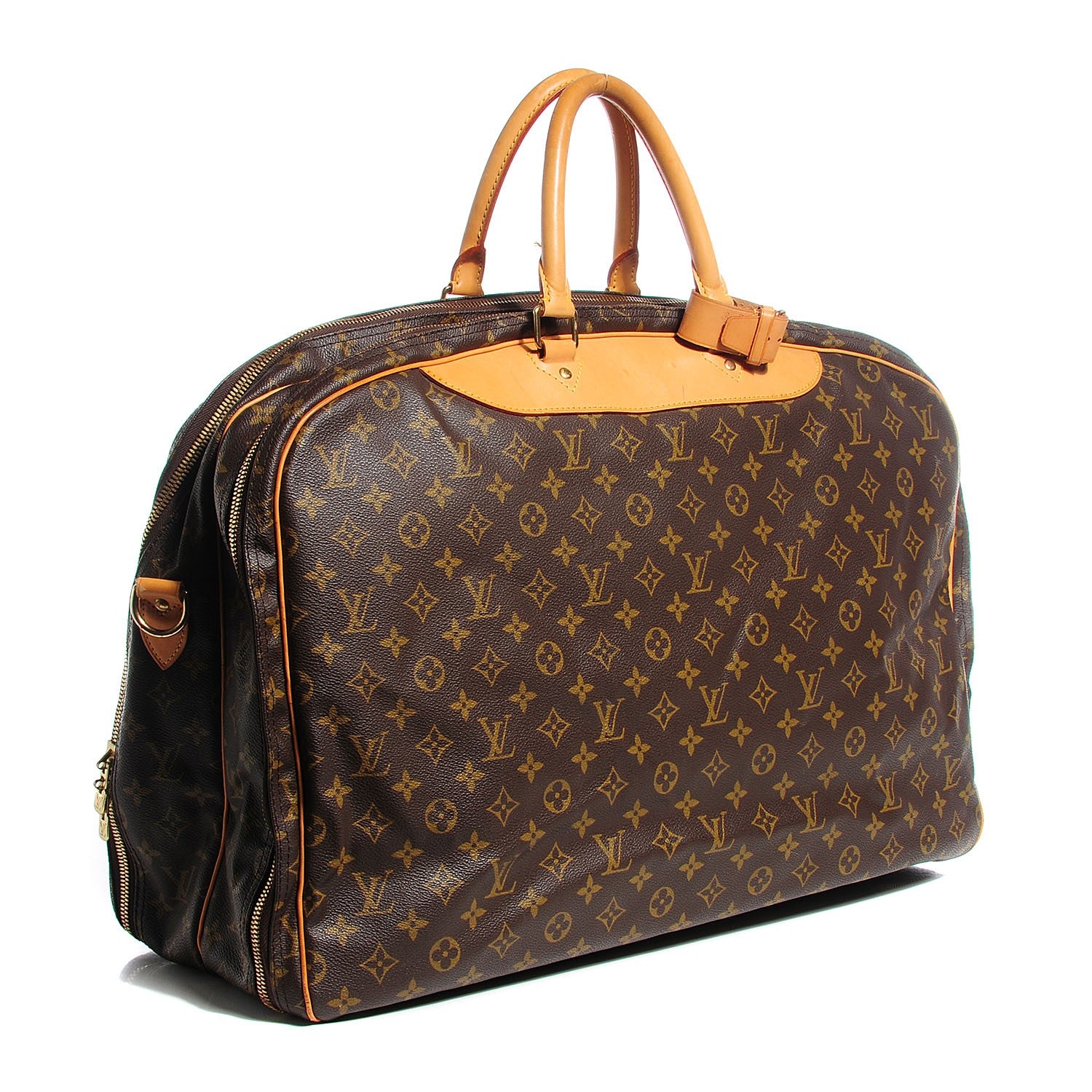 Louis Vuitton Monogram Alize 2 Compartment Luggage Travel Bag 3 of 8